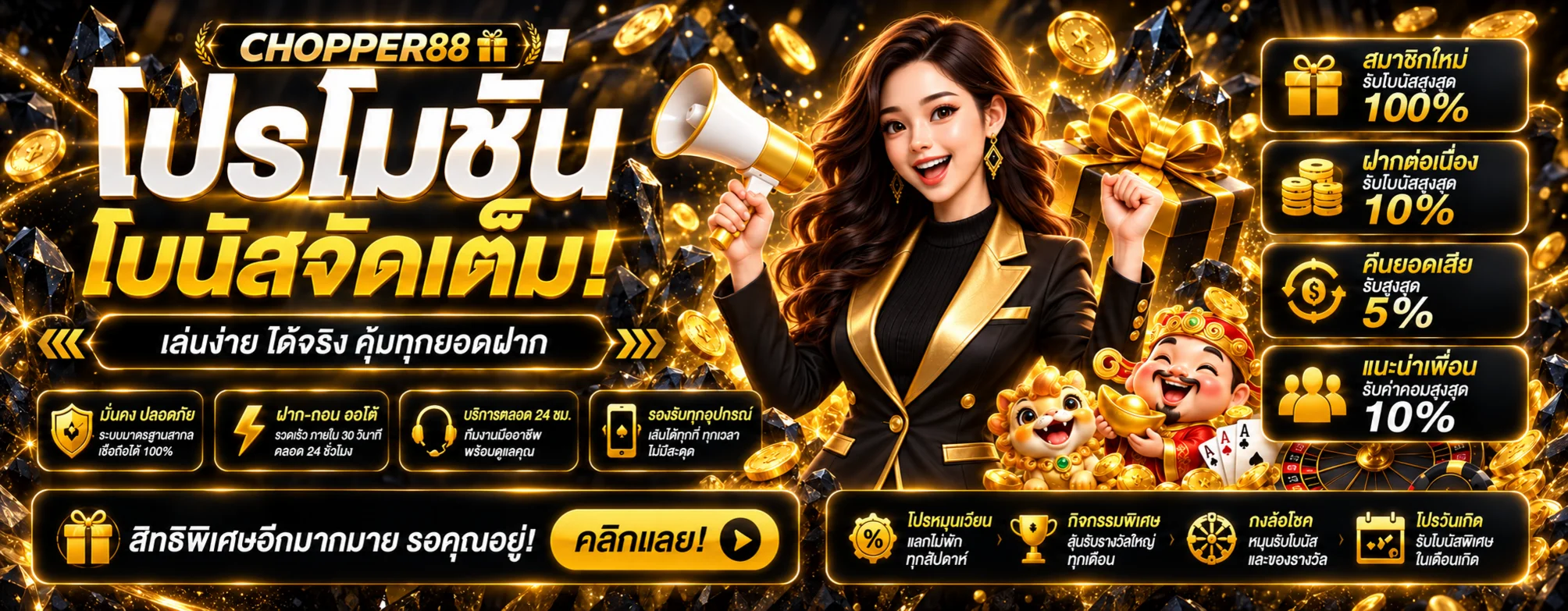CHOPPER88 โปรโมชั่นล่าสุดและสิทธิ์สมาชิก